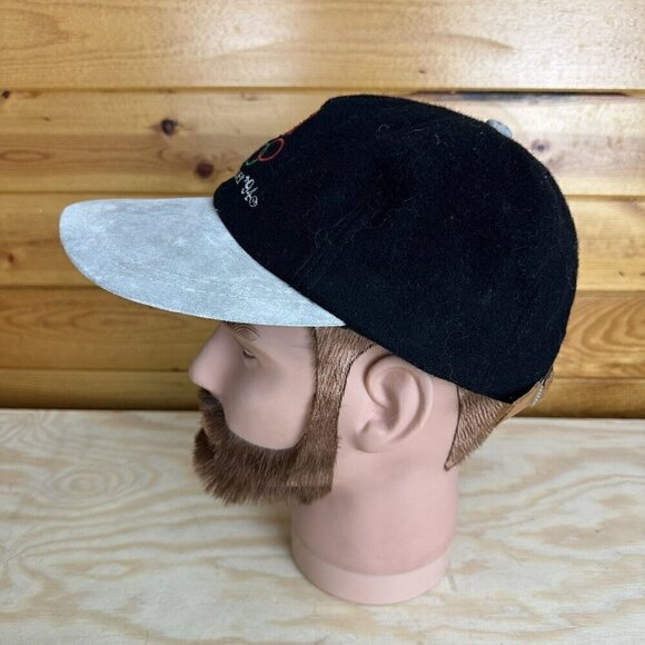 Vintage Canada Lillehammer '94 Olympics Mens Hat Black Adjustable KP Hats - Picture 2 of 6